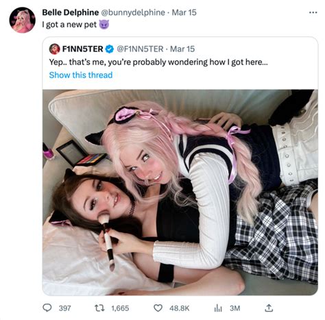 belle delphine and finnster leaked|Finn and Belle Delphine Collaboration 